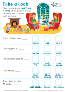 A Day at the Park Worksheet: Sequence Free Printable PDF for Kids
